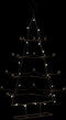 vidaXL - Kerstdecoratie - kerstboom - 140 - cm - metaal - zwart