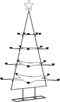 vidaXL - Kerstdecoratie - kerstboom - 140 - cm - metaal - zwart