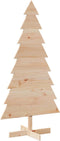 vidaXL - Kerstdecoratie - kerstboom - 150 - cm - massief - grenenhout