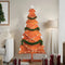 vidaXL - Kerstdecoratie - kerstboom - 150 - cm - massief - grenenhout - wasbruin