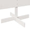 vidaXL - Kerstdecoratie - kerstboom - 150 - cm - massief - grenenhout - wit