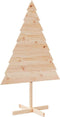 vidaXL - Kerstdecoratie - kerstboom - 150 - cm - massief - hout
