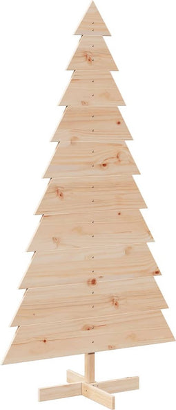 vidaXL - Kerstdecoratie - kerstboom - 180 - cm - massief - grenenhout