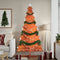 vidaXL - Kerstdecoratie - kerstboom - 180 - cm - massief - grenenhout - wasbruin