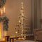 vidaXL - Kerstdecoratie - kerstboom - 180 - cm - massief - grenenhout