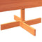 vidaXL - Kerstdecoratie - kerstboom - 180 - cm - massief - grenenhout - wasbruin