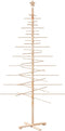 vidaXL - Kerstdecoratie - kerstboom - 210 - cm - massief - grenenhout