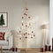 vidaXL - Kerstdecoratie - kerstboom - 210 - cm - massief - grenenhout