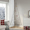 vidaXL - Kerstdecoratie - kerstboom - 210 - cm - metaal - zwart