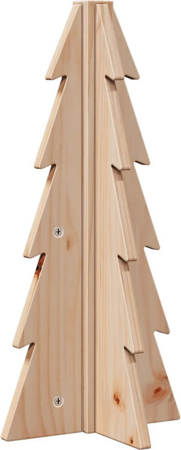 vidaXL - Kerstdecoratie - kerstboom - 49 - cm - massief - grenenhout