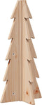 vidaXL - Kerstdecoratie - kerstboom - 49 - cm - massief - grenenhout