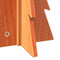 vidaXL - Kerstdecoratie - kerstboom - 49 - cm - massief - grenenhout - wasbruin