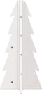 vidaXL - Kerstdecoratie - kerstboom - 49 - cm - massief - grenenhout - wit