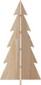 vidaXL - Kerstdecoratie - kerstboom - 59,5 - cm - massief - grenenhout