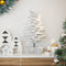 vidaXL - Kerstdecoratie - kerstboom - 60 - cm - massief - grenenhout - wit