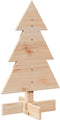 vidaXL - Kerstdecoratie - kerstboom - 60 - cm - massief - grenenhout
