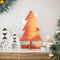 vidaXL - Kerstdecoratie - kerstboom - 60 - cm - massief - grenenhout - wasbruin