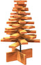 vidaXL - Kerstdecoratie - kerstboom - 60 - cm - massief - grenenhout - wasbruin