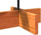 vidaXL - Kerstdecoratie - kerstboom - 60 - cm - massief - grenenhout - wasbruin