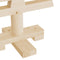 vidaXL - Kerstdecoratie - kerstboom - 60 - cm - massief - grenenhout
