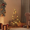 vidaXL - Kerstdecoratie - kerstboom - 60 - cm - metaal - zwart