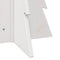 vidaXL - Kerstdecoratie - kerstboom - 69,5 - cm - massief - grenenhout - wit