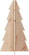 vidaXL - Kerstdecoratie - kerstboom - 69,5 - cm - massief - grenenhout