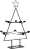 vidaXL - Kerstdecoratie - kerstboom - 75 - cm - metaal - zwart