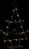 vidaXL - Kerstdecoratie - kerstboom - 75 - cm - metaal - zwart