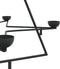 vidaXL - Kerstdecoratie - kerstboom - 75 - cm - metaal - zwart