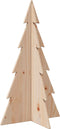 vidaXL - Kerstdecoratie - kerstboom - 80 - cm - massief - grenenhout