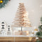 vidaXL - Kerstdecoratie - kerstboom - 80 - cm - massief - grenenhout