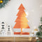 vidaXL - Kerstdecoratie - kerstboom - 80 - cm - massief - grenenhout - wasbruin