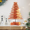 vidaXL - Kerstdecoratie - kerstboom - 80 - cm - massief - grenenhout - wasbruin