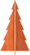 vidaXL - Kerstdecoratie - kerstboom - 80 - cm - massief - grenenhout - wasbruin