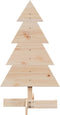 vidaXL - Kerstdecoratie - kerstboom - 80 - cm - massief - grenenhout