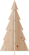 vidaXL - Kerstdecoratie - kerstboom - 80 - cm - massief - grenenhout