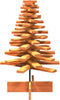 vidaXL - Kerstdecoratie - kerstboom - 80 - cm - massief - grenenhout - wasbruin