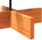vidaXL - Kerstdecoratie - kerstboom - 80 - cm - massief - grenenhout - wasbruin
