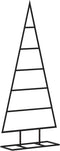 vidaXL - Kerstdecoratie - kerstboom - 90 - cm - metaal - zwart