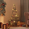 vidaXL - Kerstdecoratie - kerstboom - 90 - cm - metaal - zwart