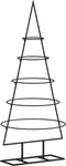 vidaXL - Kerstdecoratie - kerstboom - 90 - cm - metaal - zwart