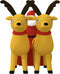 vidaXL - Kerstdecoratie - kerstman - en - rendieren - opblaasbaar - LED - 130 - cm