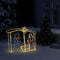 vidaXL - Kerstdecoratie - kerststal - 240 - LED's - 116x41x87 - cm
