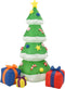 vidaXL - Kerstdecoratie - opblaasbaar - kerstboom - LED - binnen/buiten - 240 - cm