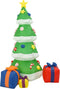 vidaXL - Kerstdecoratie - opblaasbaar - kerstboom - LED - binnen/buiten - 240 - cm