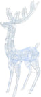vidaXL - Kerstdecoratie - rendier - 250 - LED's - koudwit - 180 - cm - acryl