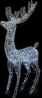 vidaXL - Kerstdecoratie - rendier - 250 - LED's - koudwit - 180 - cm - acryl