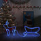 vidaXL - Kerstdecoratie - rendier - en - slee - 252 - LED's