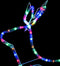 vidaXL - Kerstdecoratie - rendier - en - slee - 252 - LED's